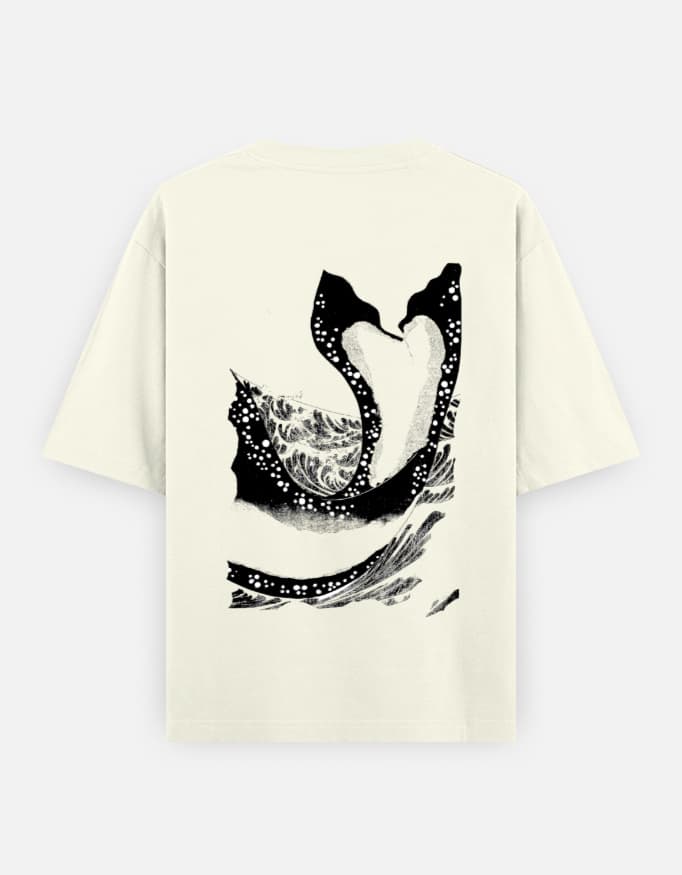 The Ghost Whale Oversized Tee | Off-White